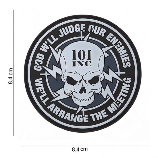 Patch PVC 101 INC God will judge our enemies 35